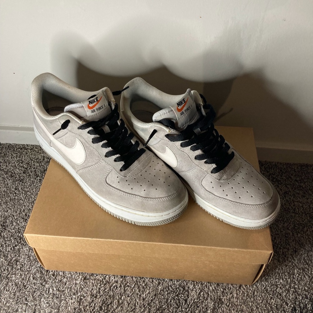 Nike Air Force 1 Suede Wolf Grey